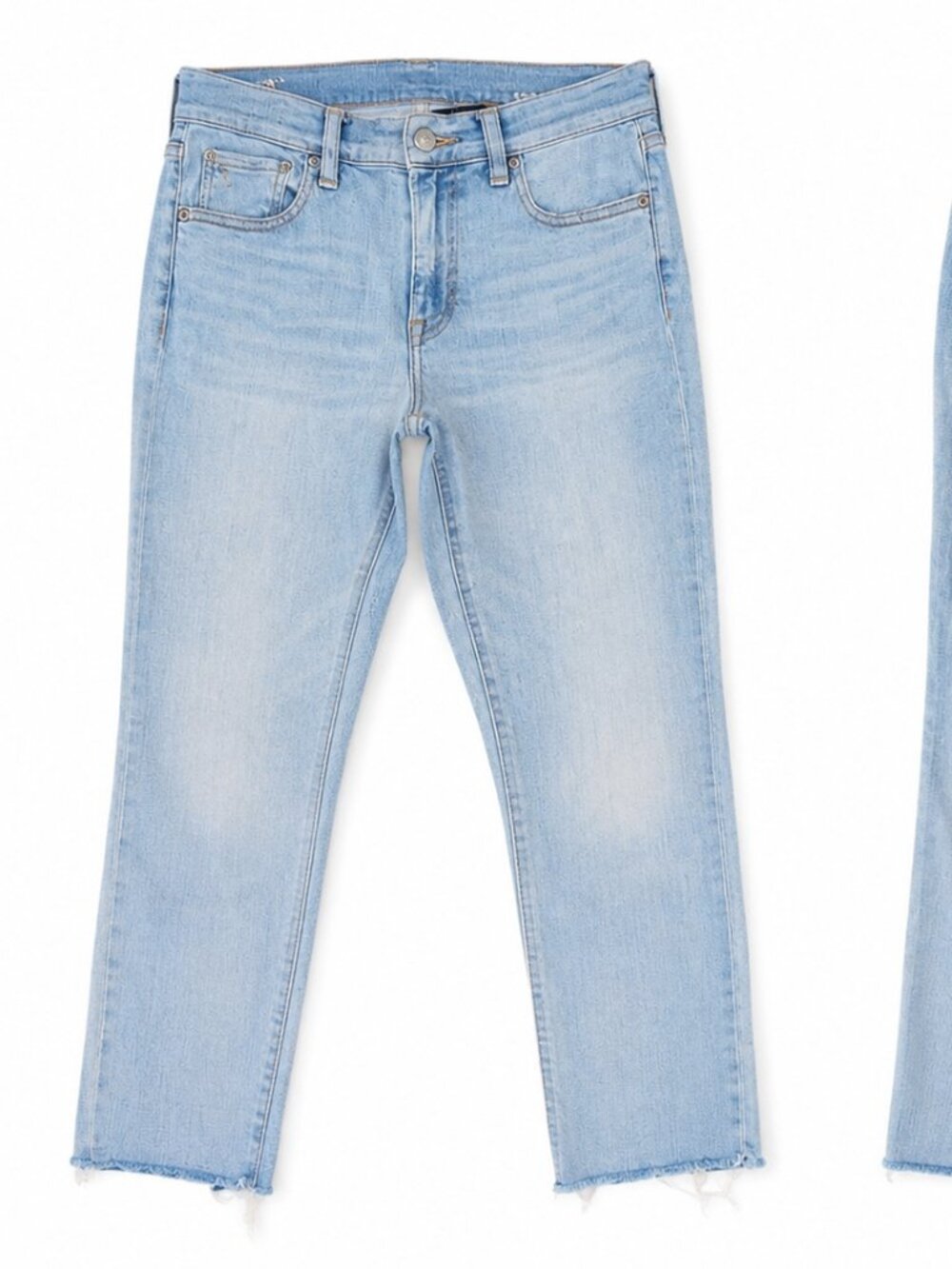 Polo Ralph Lauren “Tompkins Skinny Crop” Light Wash Jeans